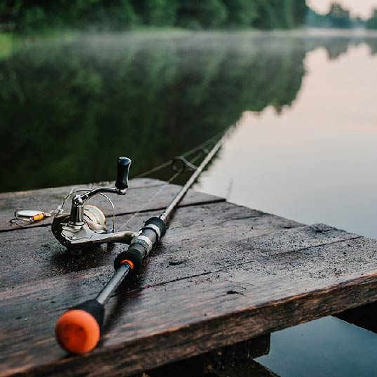 Catch and Release Fishing Pond at Rocking R's RV Ranch