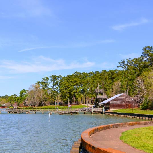 Lake Livingston State Park near Rocking R's RV Ranch